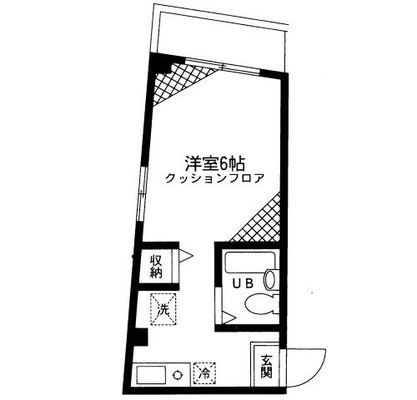 東京都豊島区千早1丁目 賃貸マンション 1R