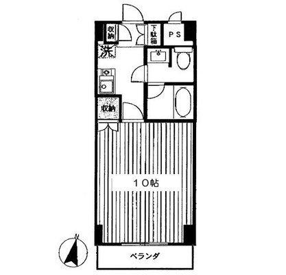 東京都豊島区池袋３丁目 賃貸マンション 1K