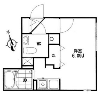 東京都豊島区千早１丁目 賃貸マンション 1K