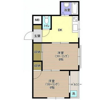 東京都豊島区長崎１丁目 賃貸マンション 2DK