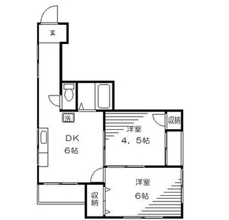 東京都豊島区要町２丁目 賃貸アパート 2DK