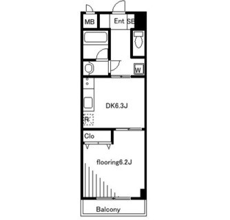 東京都豊島区千早２丁目 賃貸マンション 1DK