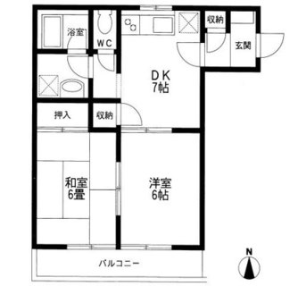 東京都豊島区高松２丁目 賃貸マンション 2DK